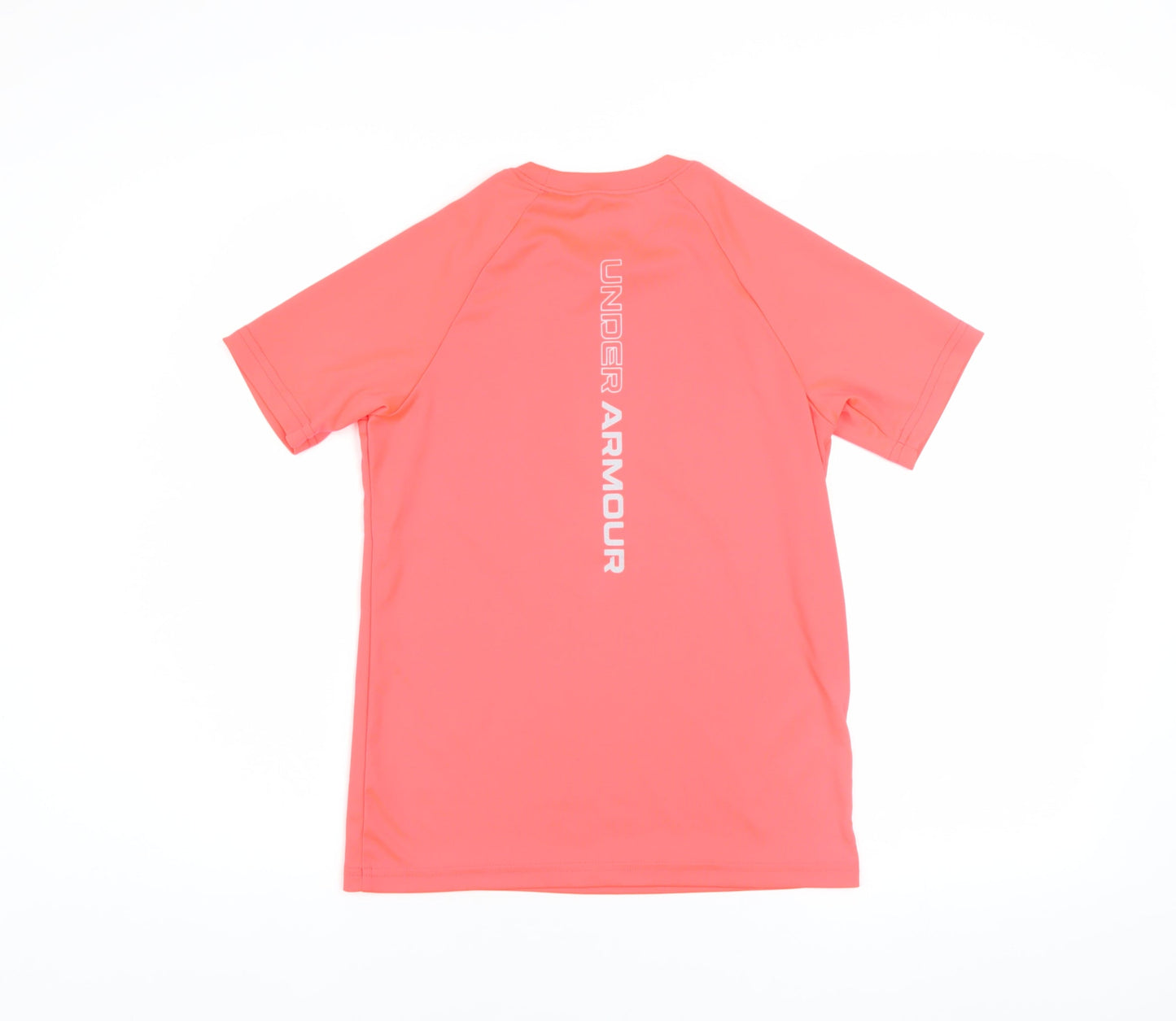 Under Armour Boys Pink Short Sleeve Active T-Shirt M Moisture Wicking