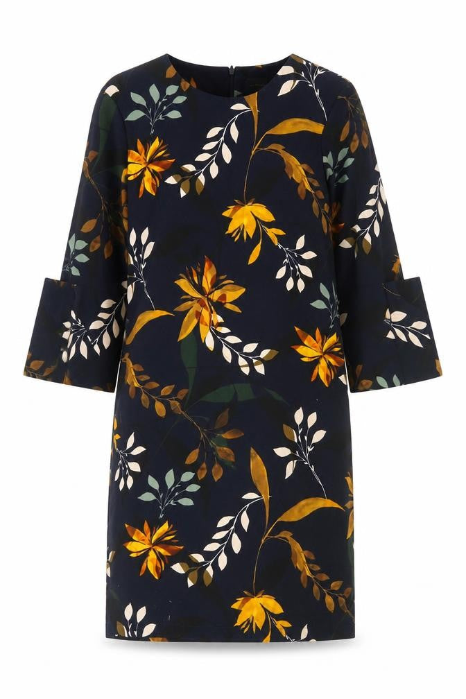 Your Sixth Sense Women's Multicoloured Floral Shift Dress Size 12