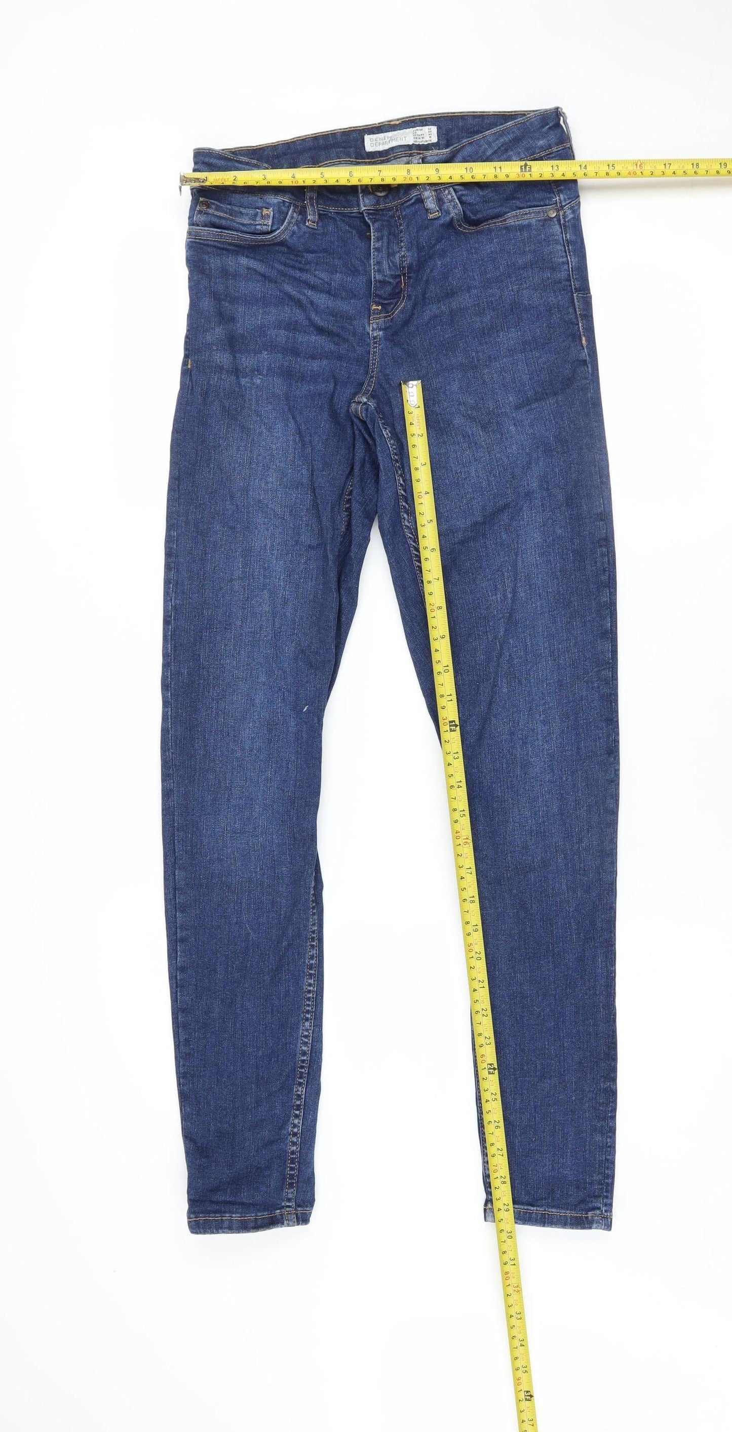 Esmara Women’s Blue Skinny Jeans Size 10 Regular Fit Stretch Denim