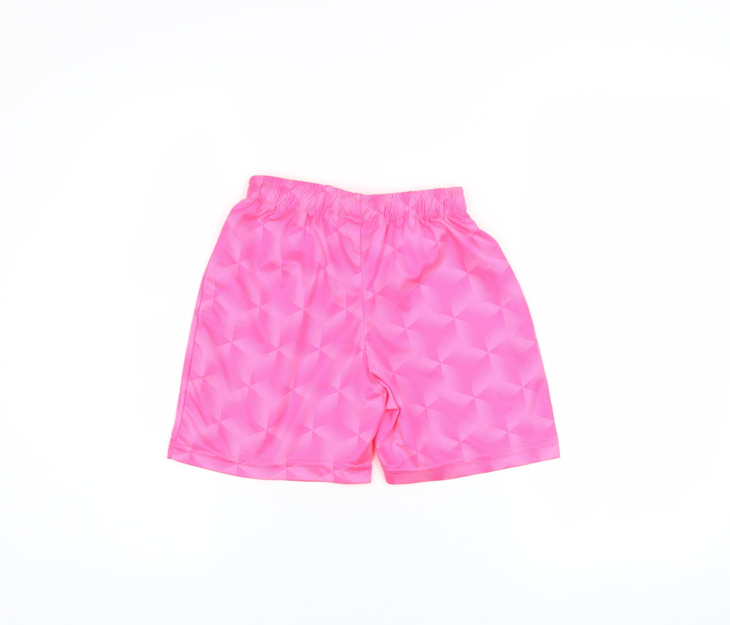 Under Armour Boys Pink Athletic Shorts Size 24 UK 13 Years Polyester