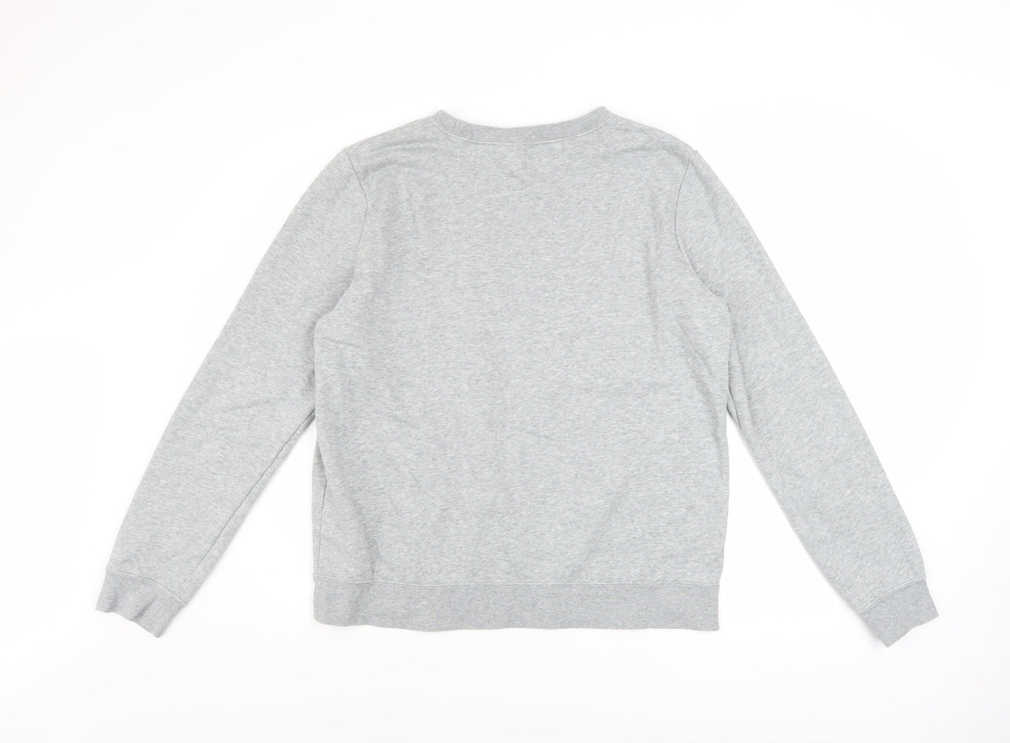 Nike Men’s Grey Crew Neck Pullover Sweatshirt M Regular Fit