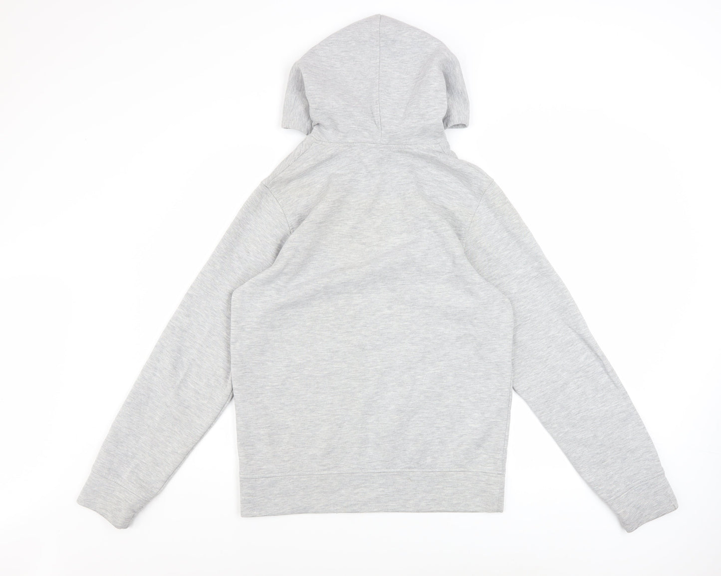 Jack & Jones Men's Grey Pullover Hoodie S Logo Fleece Sweatshirt