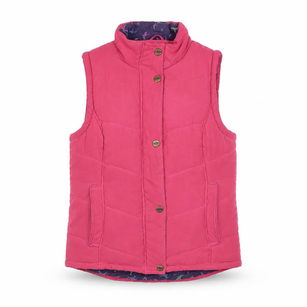Marks & Spencer Per Una Pink Padded Women's Waistcoat Size 10