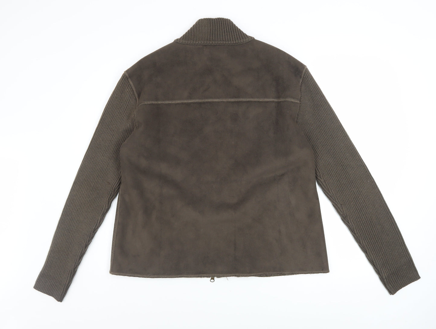 TCM Women Brown Faux Fur Lined Polyester Jacket Size 16/18