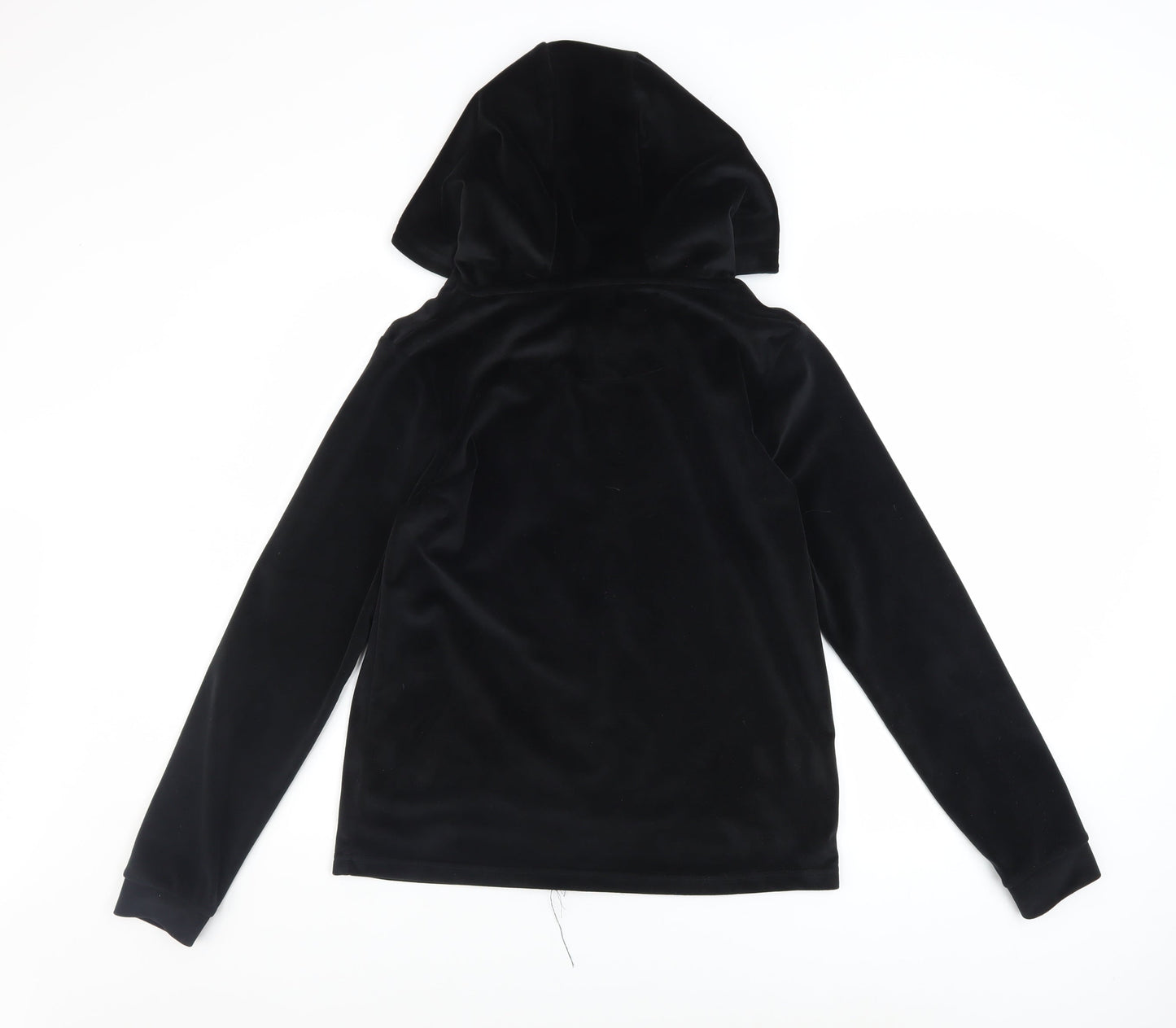 Firetrap Girls Black Full Zip Velvet Hoodie 13 Years