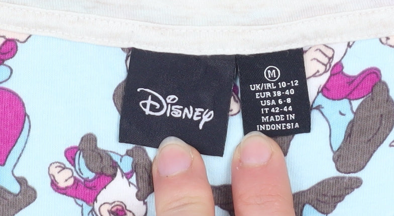 Disney Women's Beige Grumpy Pyjama Top T-Shirt Style Size 10-12