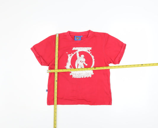 Superman Red Women’s Medium T-Shirt Short Sleeve Crew Neck Cotton