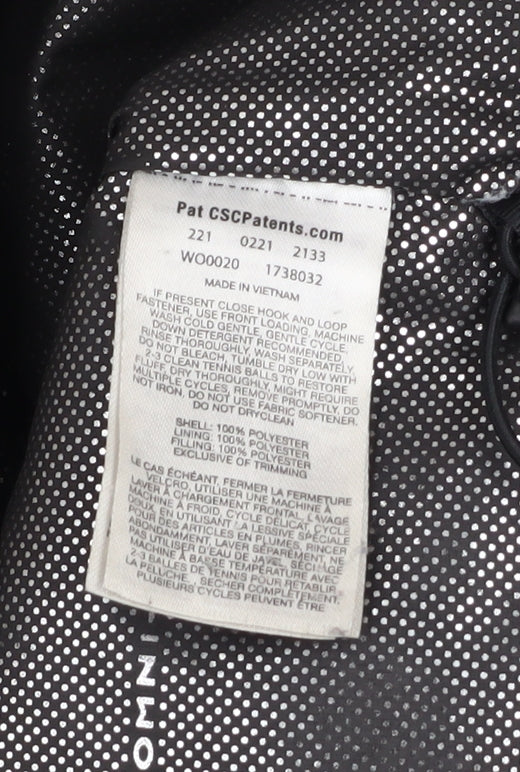 Columbia Men's Black Puffer Jacket Hooded Medium Insulated Outdoor Coat