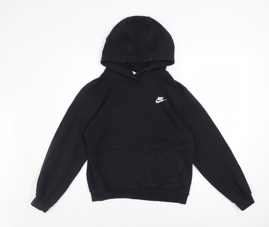 Nike Boys Black XL Pullover Fleece Hoodie Sweatshirt
