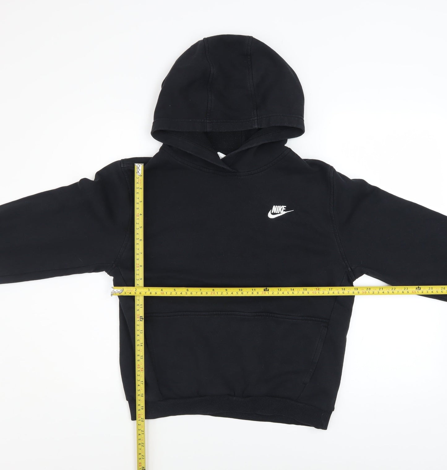 Nike Boys Black XL Pullover Fleece Hoodie Sweatshirt