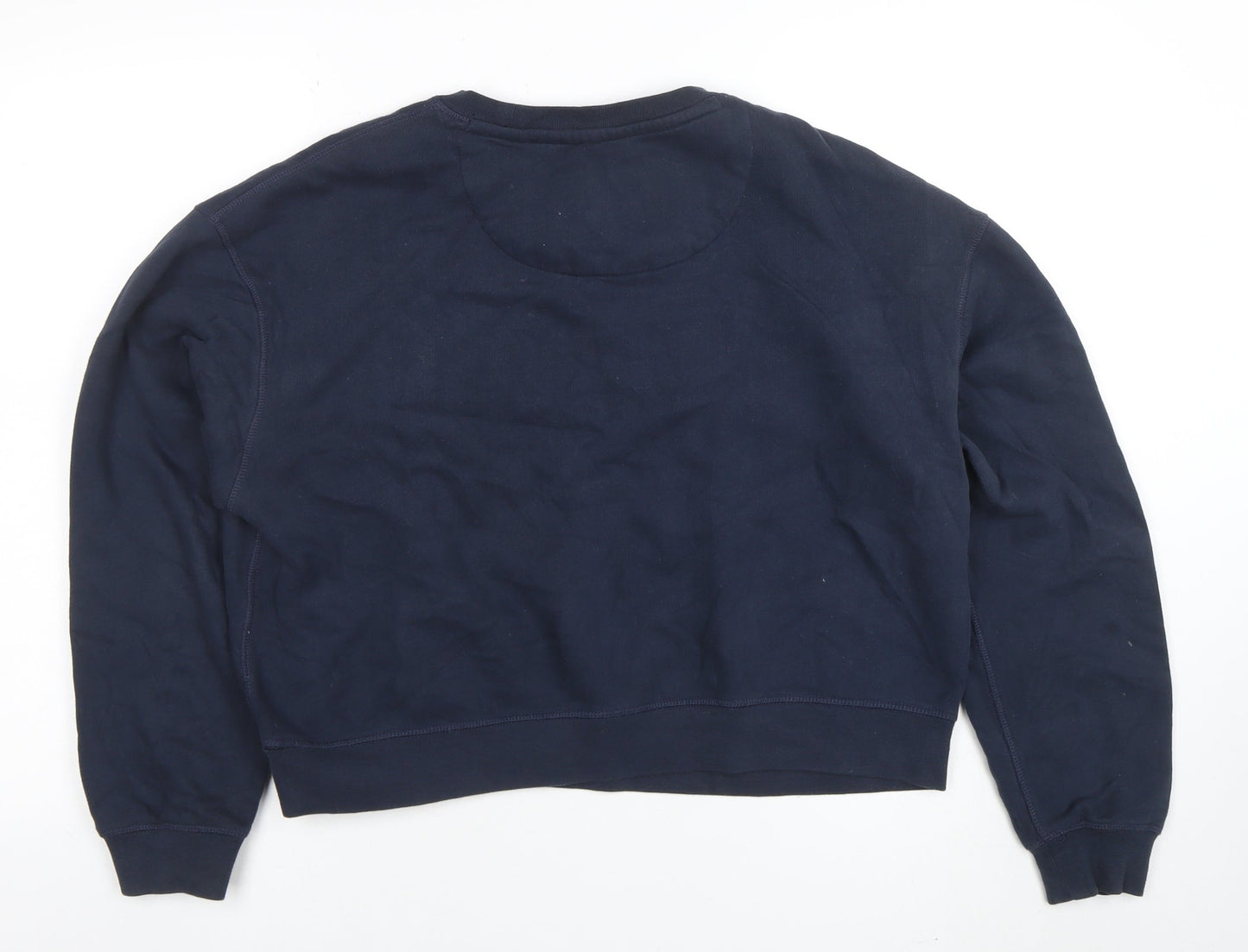 Jack Wills Womens Navy Blue Crew Neck Pullover Sweatshirt UK12