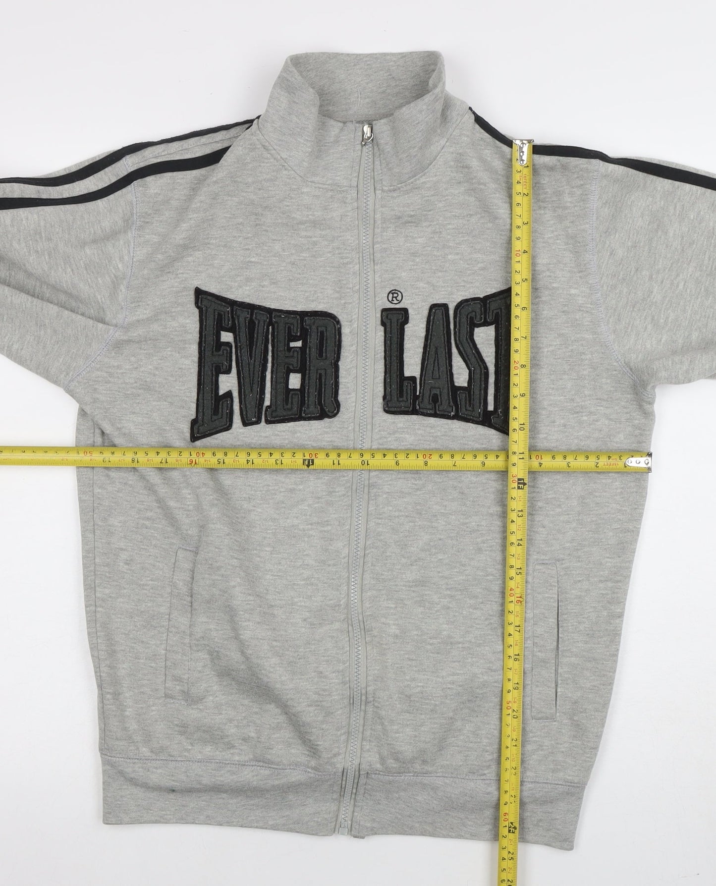 Everlast Men's Grey Full Zip Fleece Sweatshirt Size S