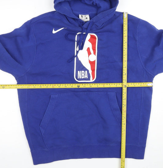 Nike NBA Blue Men's Medium Pullover Hoodie Fleece Sweatshirt