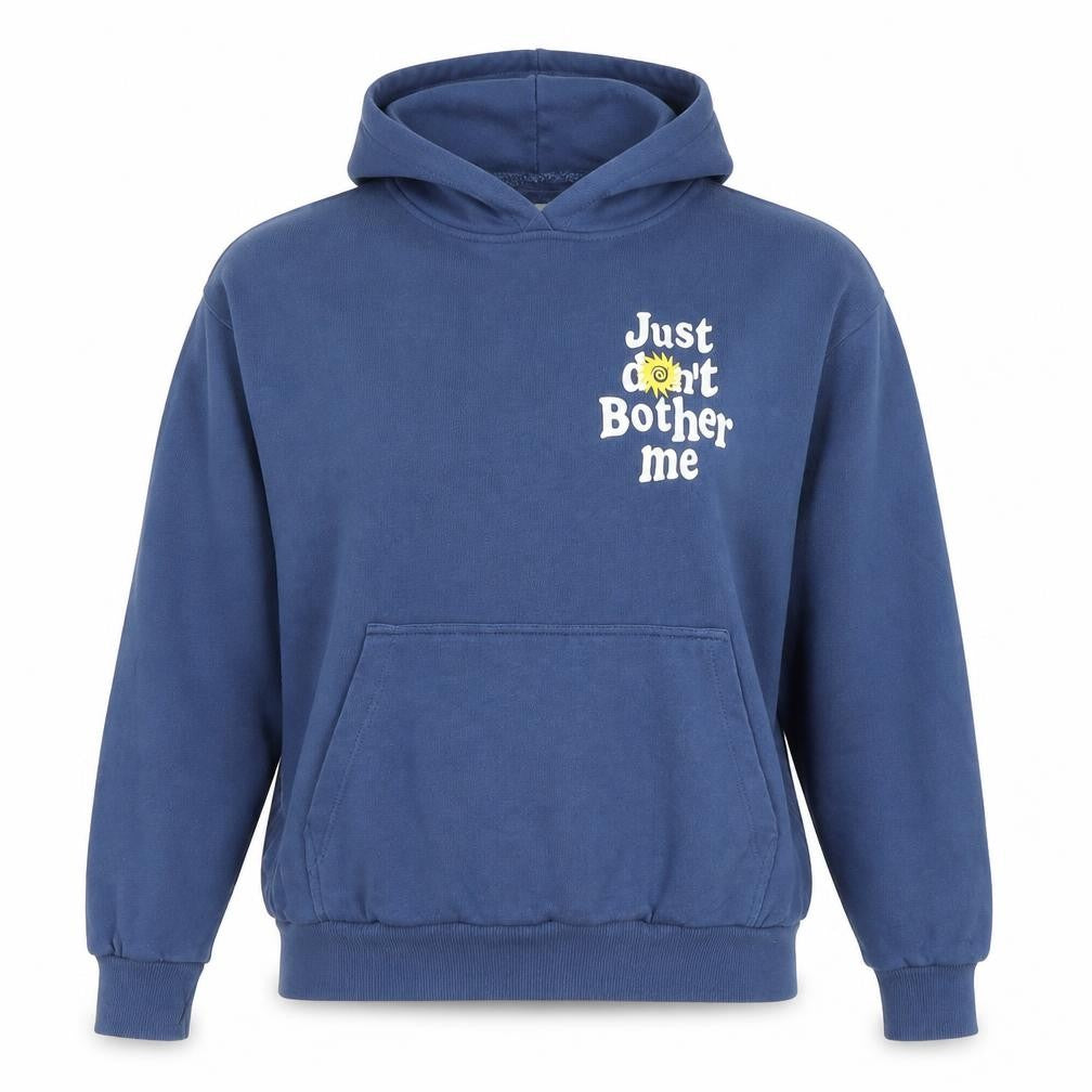 Pull&Bear Womens Blue Graphic Pullover Hoodie Size M