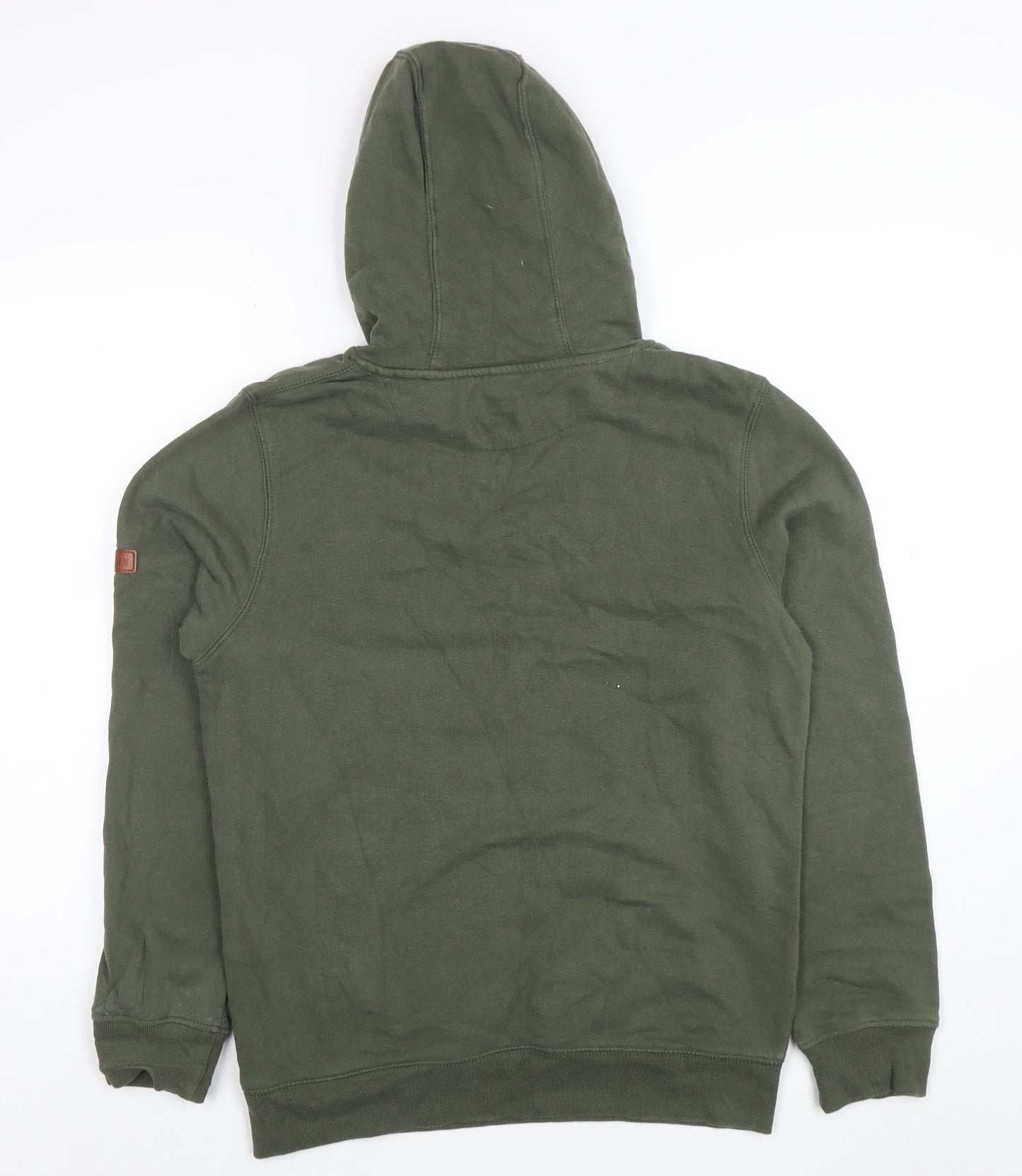 Krone Men's Green Pullover Hoodie Small Regular Fit Graphic Logo