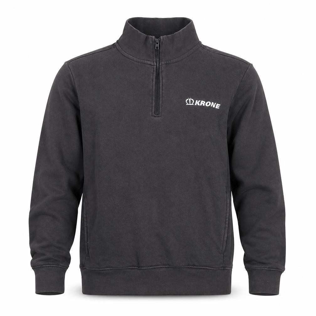 Tee Jays Men's Black 1/4 Zip Pullover Sweatshirt M