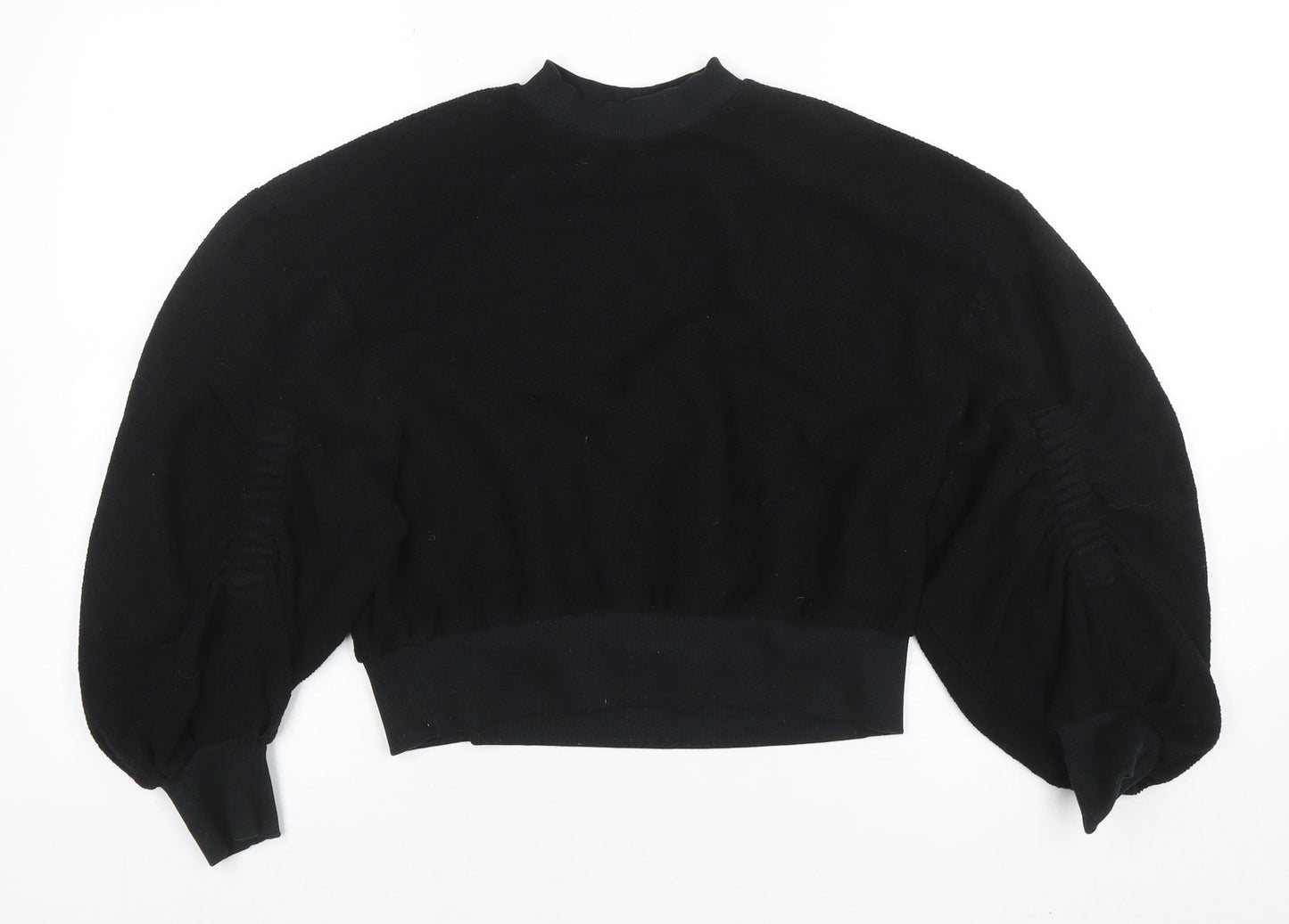 Twenty Montreal Women’s Black S Pullover Balloon Sleeve Sweatshirt