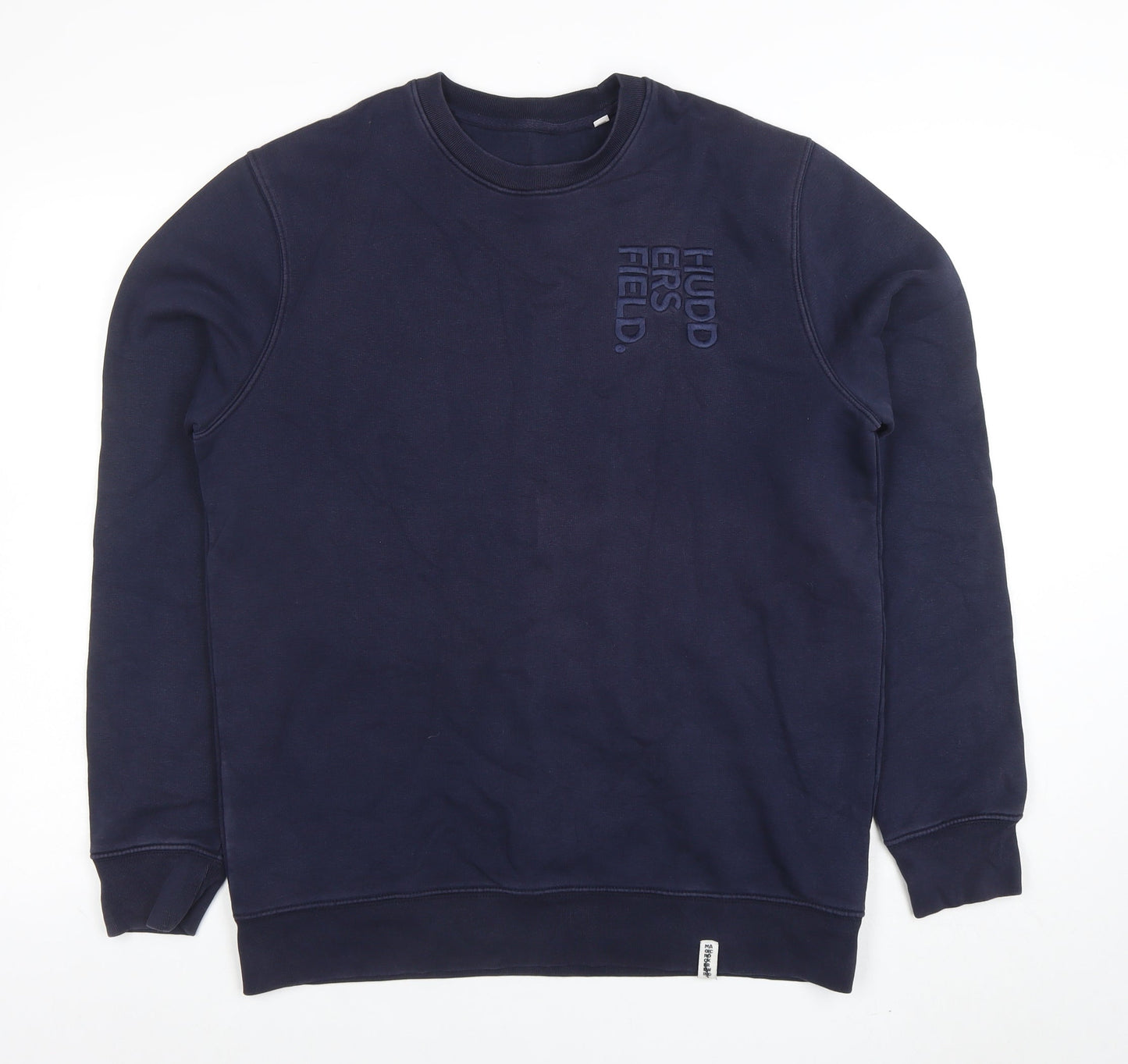 Stanley Stella Men’s Blue Crew Neck Pullover Sweatshirt Size L