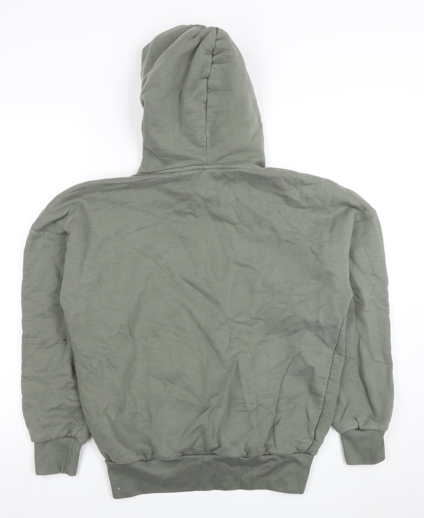 ONLY & SONS Men's Green XS Pullover Hoodie Fleece Cotton Blend