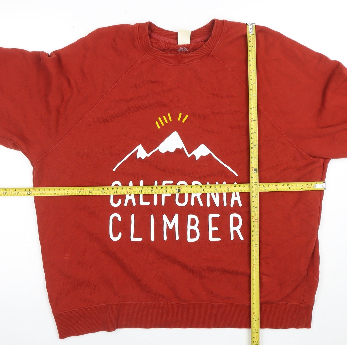 Uniqlo UT California Memories Red XL Women's Pullover Sweatshirt