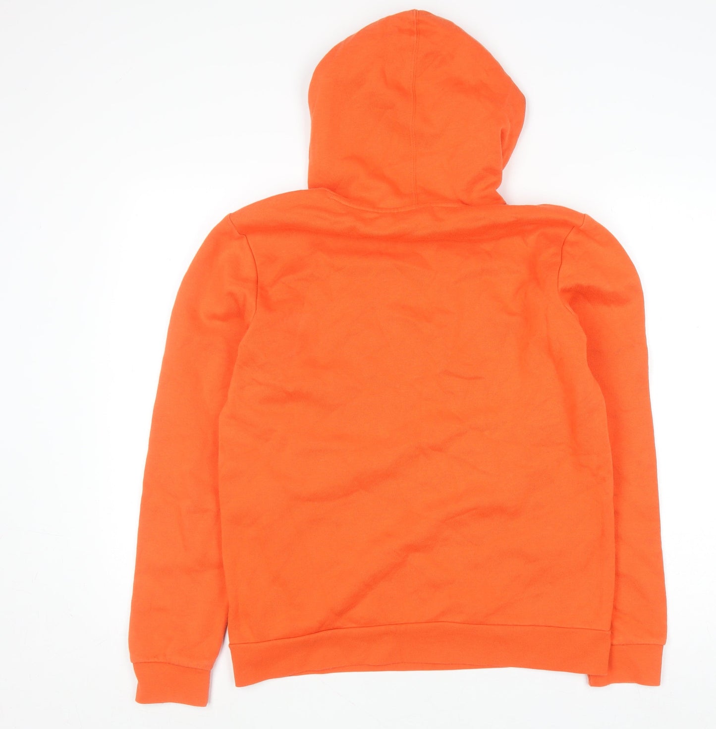 Champion Boys Orange Pullover Hoodie 15-16 Years 2XL Cotton Blend Casual