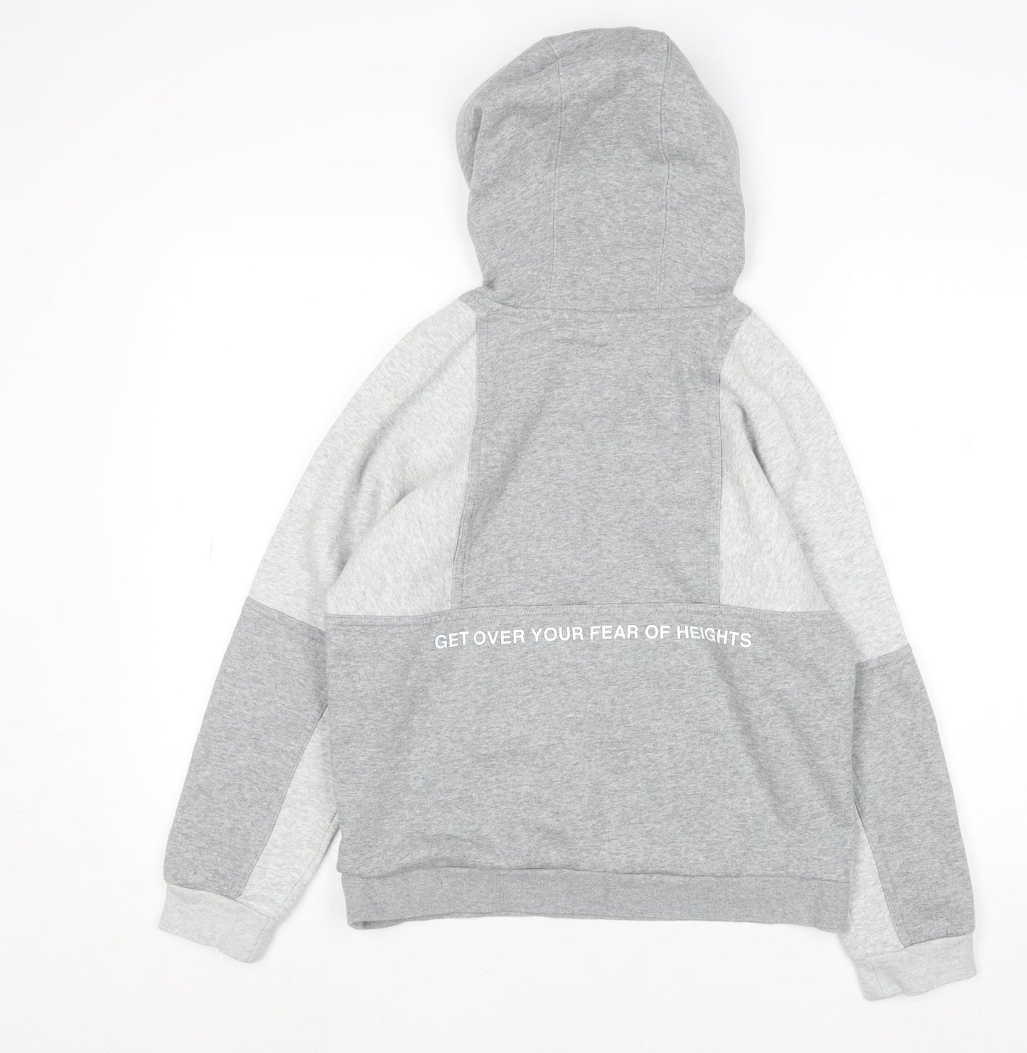 Nike Boys Grey Air Pullover Hoodie Size L 147-158cm Cotton Blend