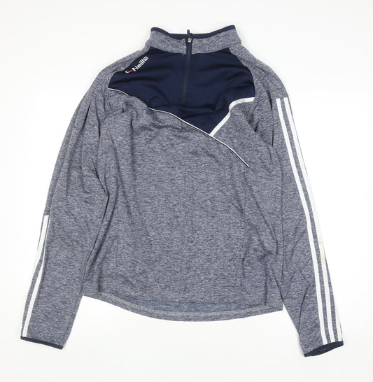 O'Neills Men's Blue 1/4 Zip Track Jacket L Athletic Fit
