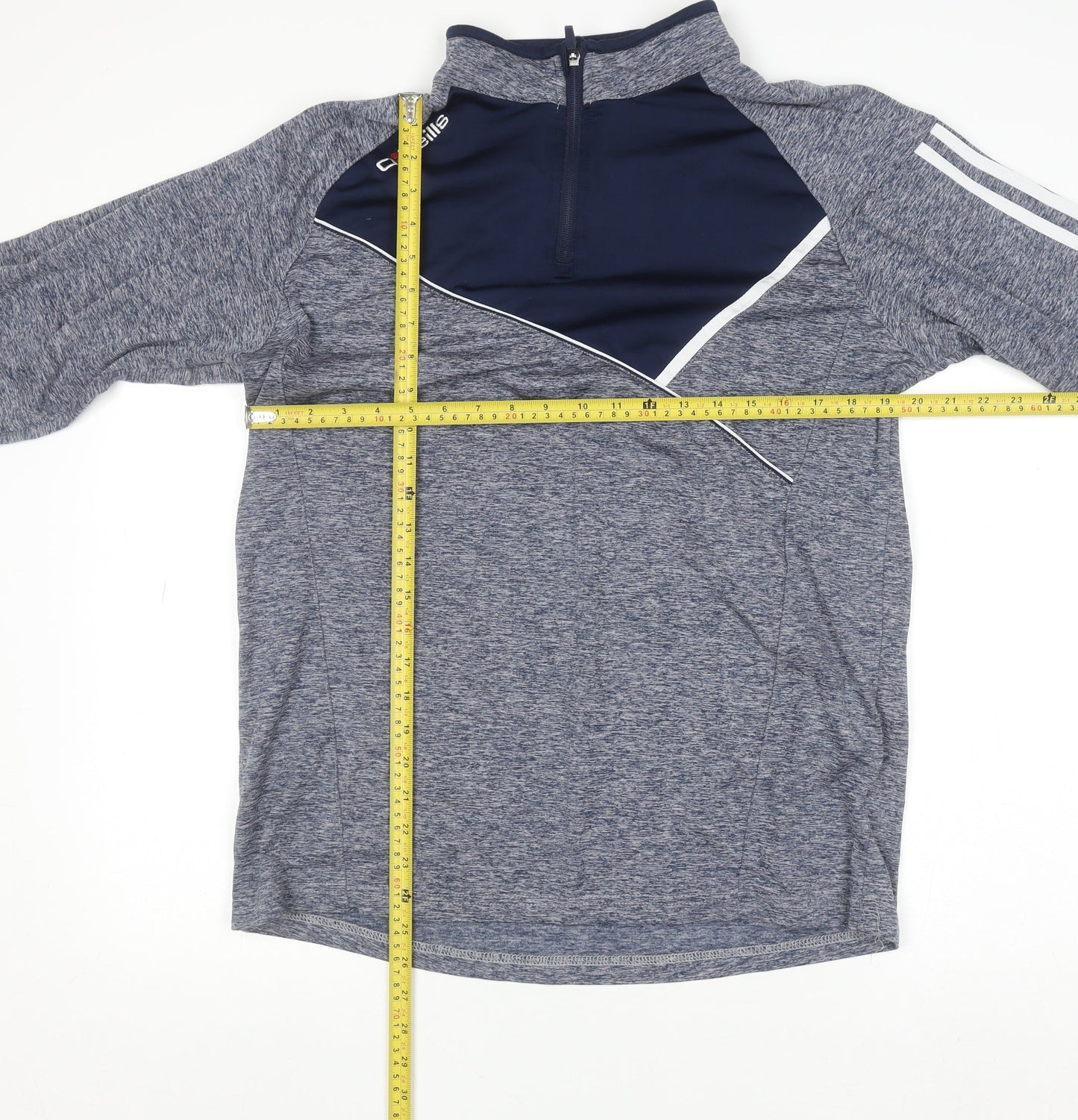 O'Neills Men's Blue 1/4 Zip Track Jacket L Athletic Fit