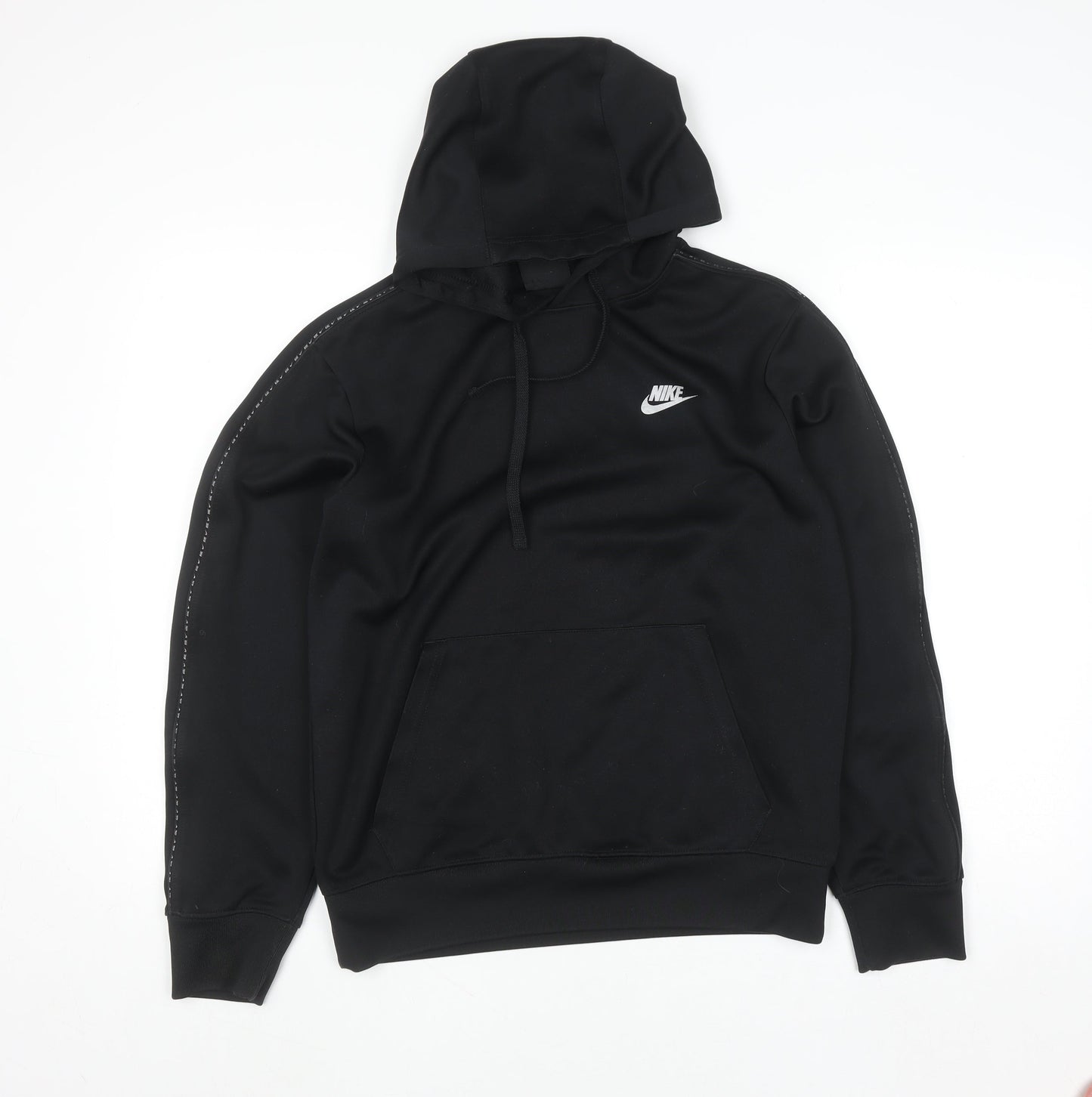 Nike Men's Black Pullover Hoodie S Regular Fit Sports Style