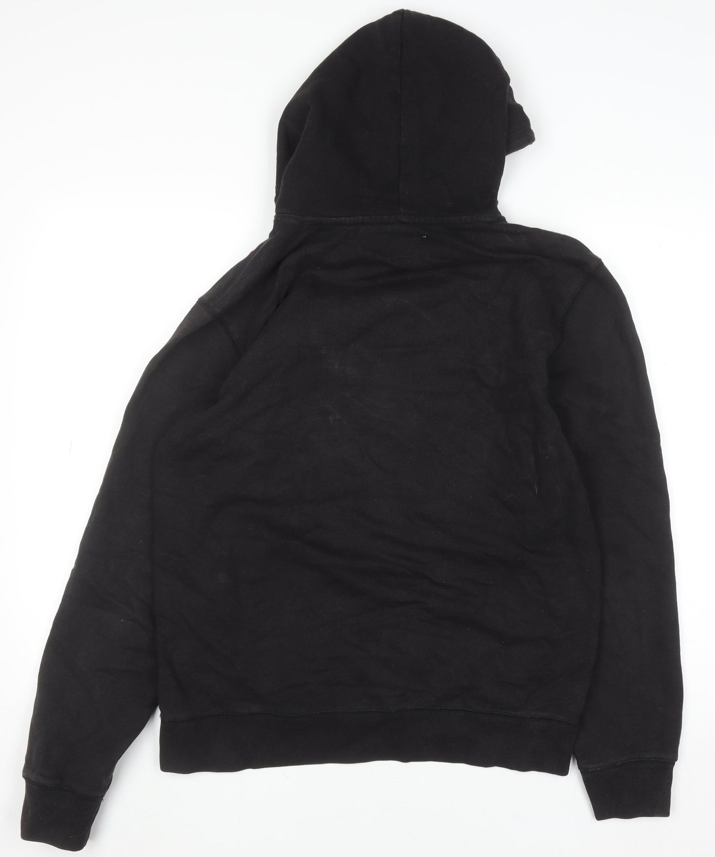 Alife Men’s Black Pullover Hoodie Medium Embroidered Logo Streetwear