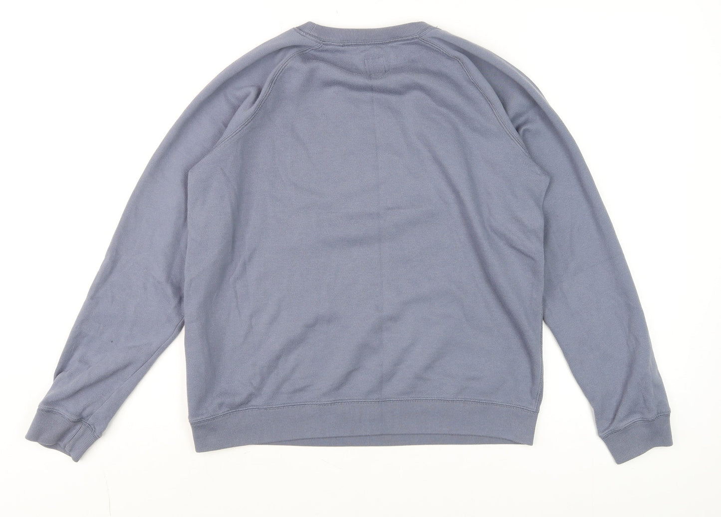 Jack Wills Women's Blue Crew Neck Pullover Sweatshirt UK 14