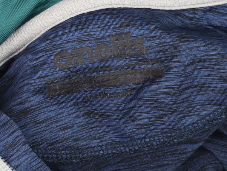 O'Neills Women's Blue Size 10 1/4 Zip Athletic Track Jacket