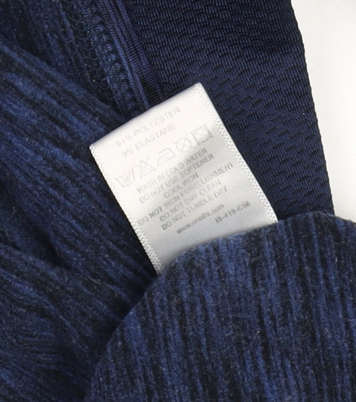 O'Neills Women's Blue Size 10 1/4 Zip Athletic Track Jacket