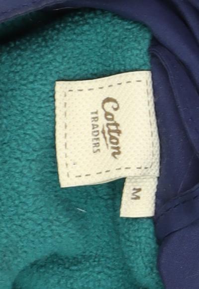 Cotton Traders Men's Blue Waterproof Parka Coat M Long Windproof Jacket