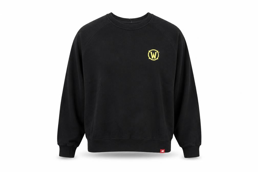 Sportiqe Men’s Black XL Pullover Cotton Sweatshirt with Logo