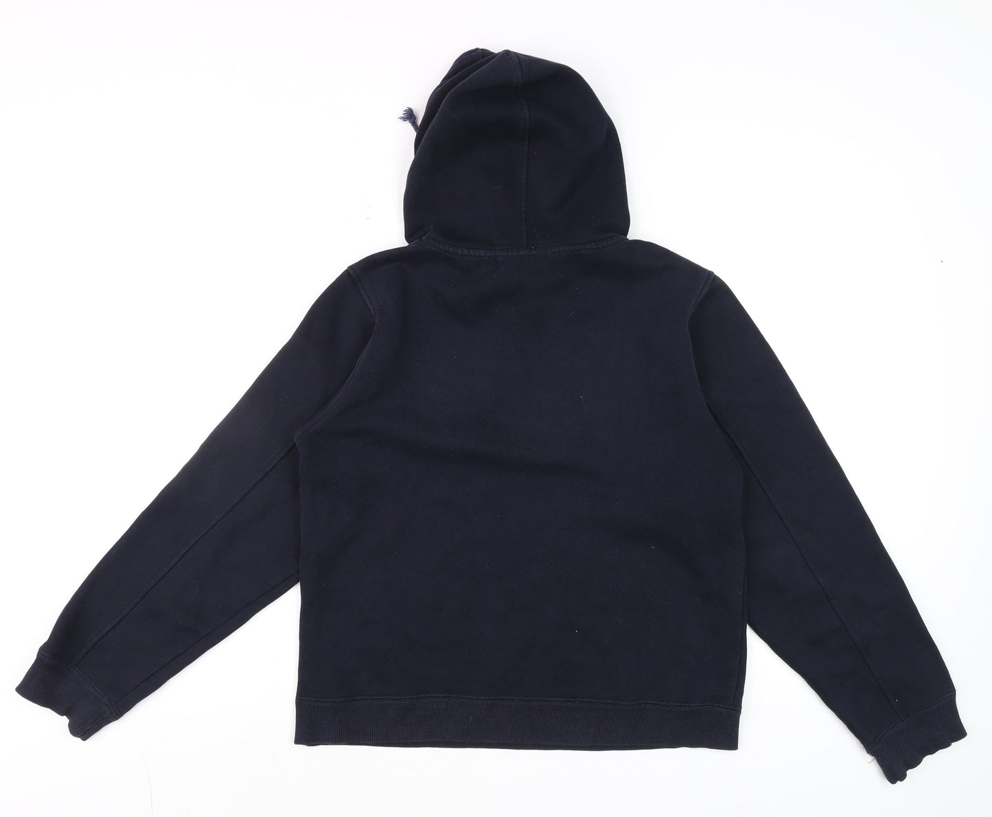 Converse Men Blue Pullover Hoodie S Fleece Logo