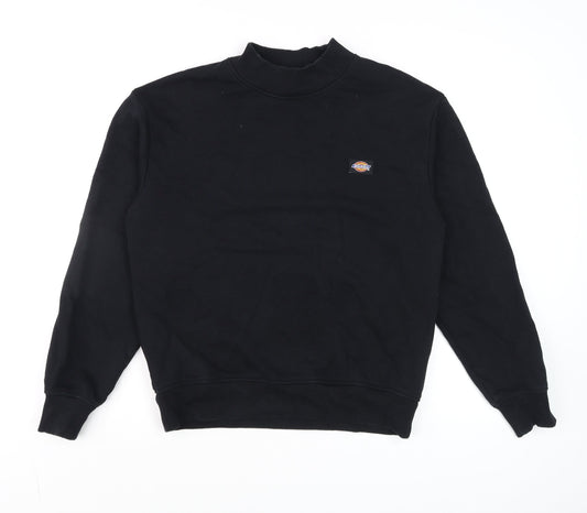 Dickies Men’s Black Small Crew Neck Pullover Sweatshirt