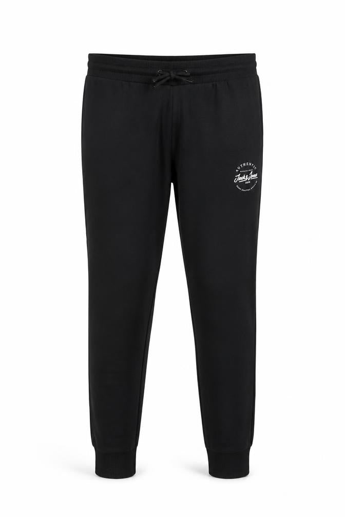 Jack & Jones Boys Black Jogger Trousers Size 164 Cotton Blend Fleece