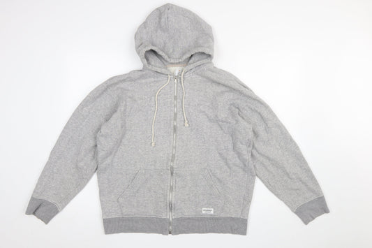 Head Porter Plus Men's Grey Full Zip Hoodie Size L