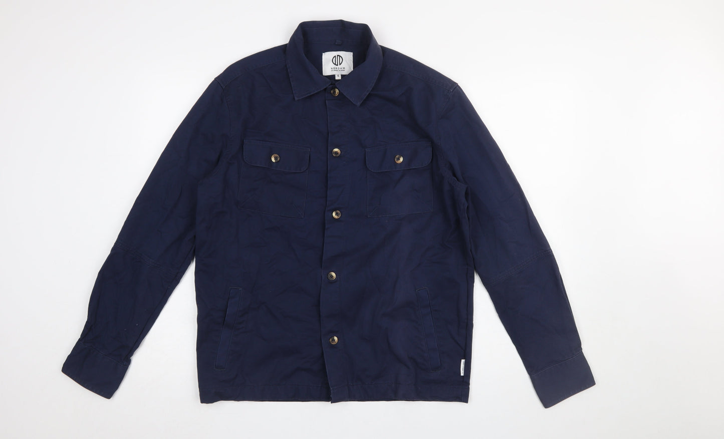 Nordam Men's Blue Cotton Twill Casual Basic Jacket Size S