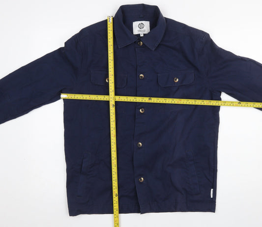 Nordam Men's Blue Cotton Twill Casual Basic Jacket Size S