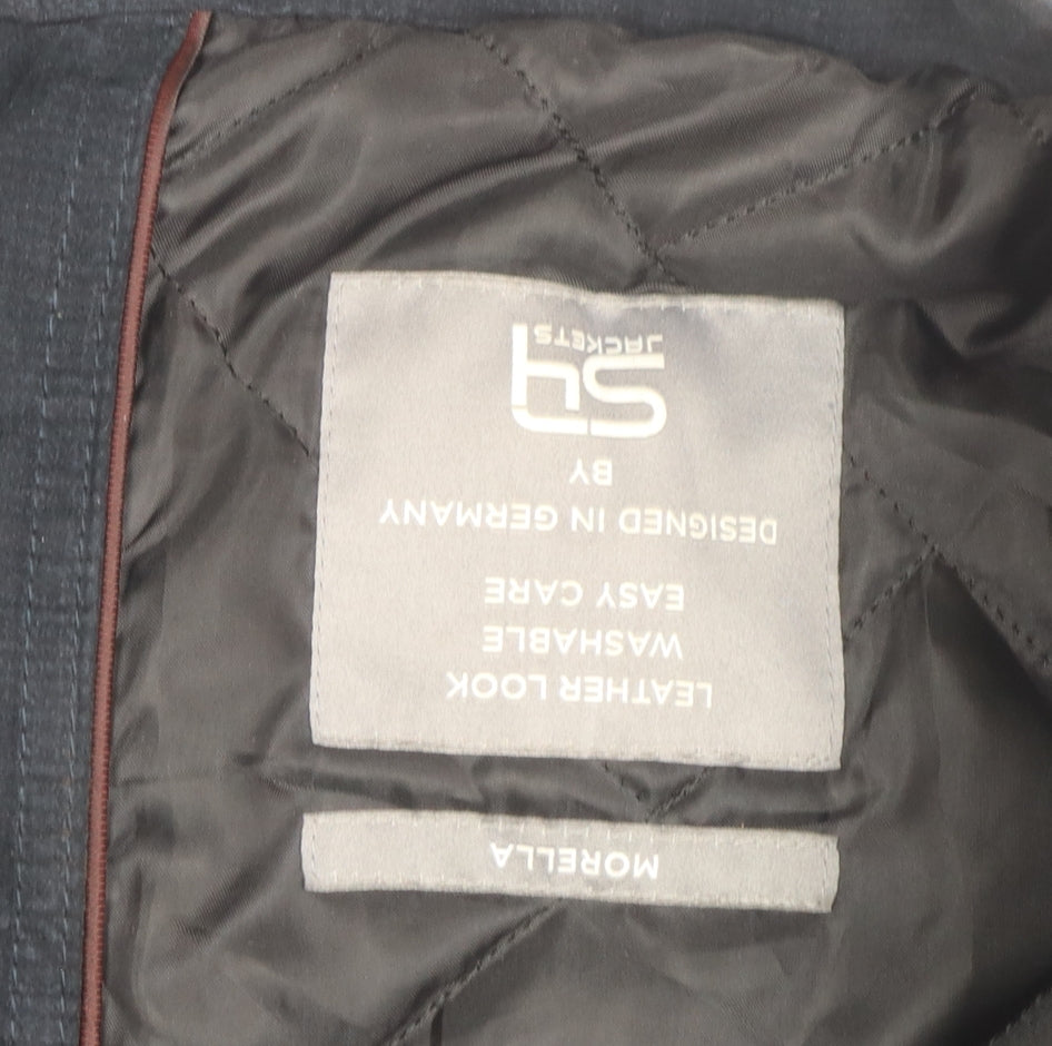 North Mile Men’s Black 44R Military Jacket Water Resistant Cotton Blend