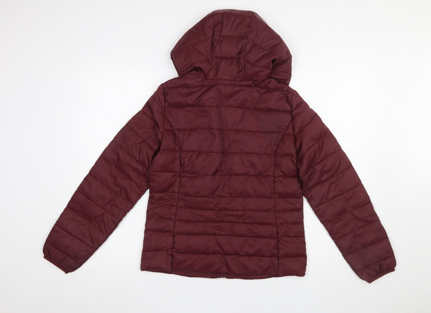 Vero Moda Women’s Red Hooded Puffer Jacket Size S