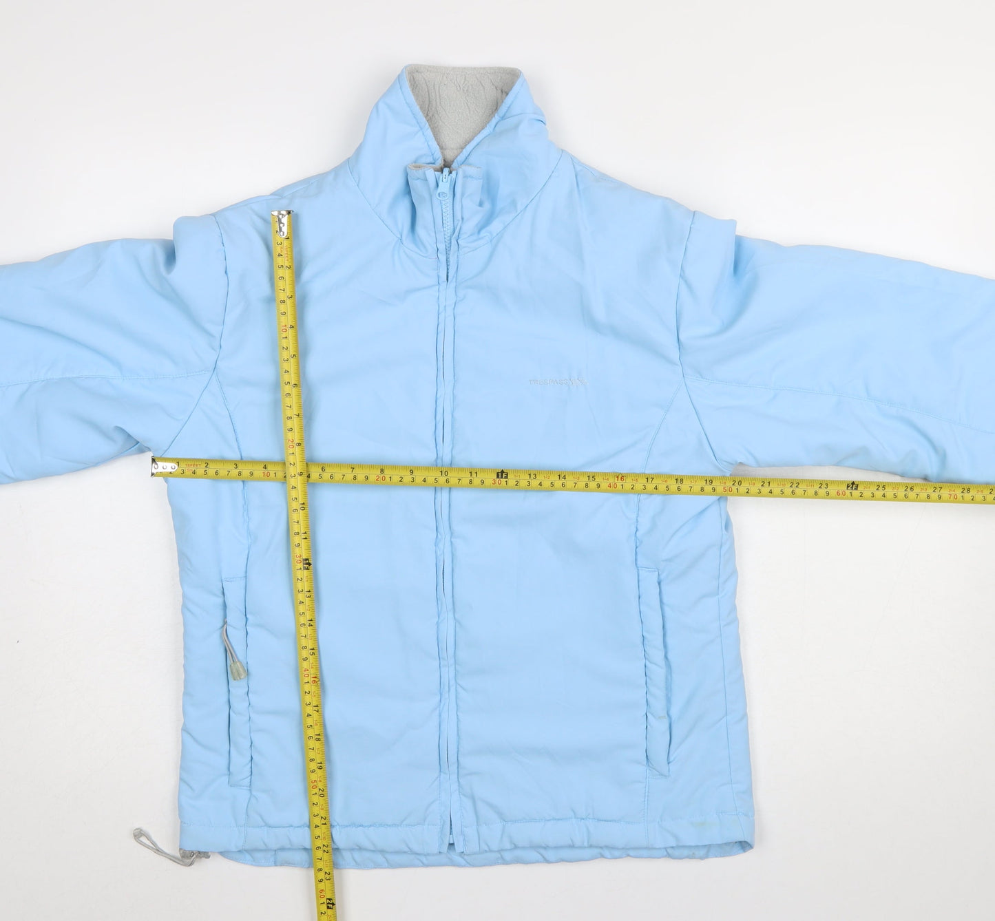 Trespass Women's Blue Waterproof Puffer Jacket Size M