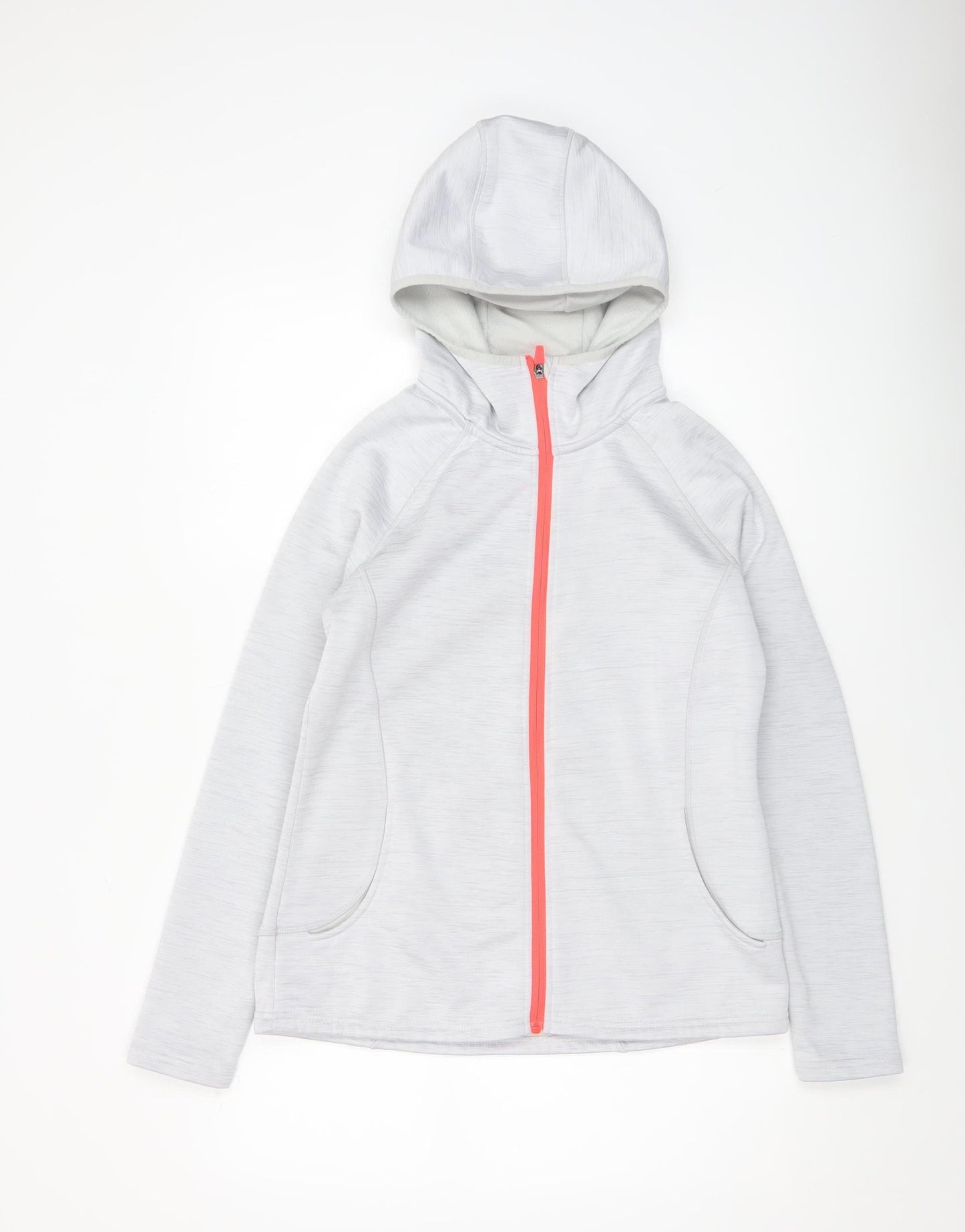 Mountain Warehouse Women Grey ISOCool Full Zip Hoodie Size 12