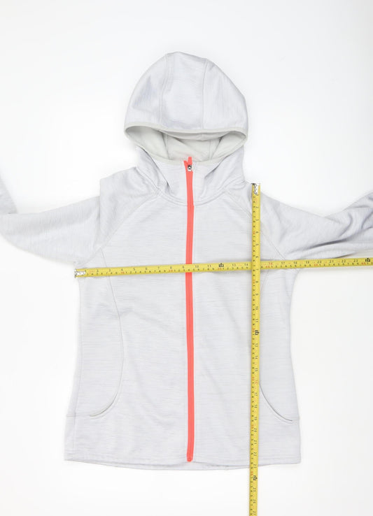 Mountain Warehouse Women Grey ISOCool Full Zip Hoodie Size 12