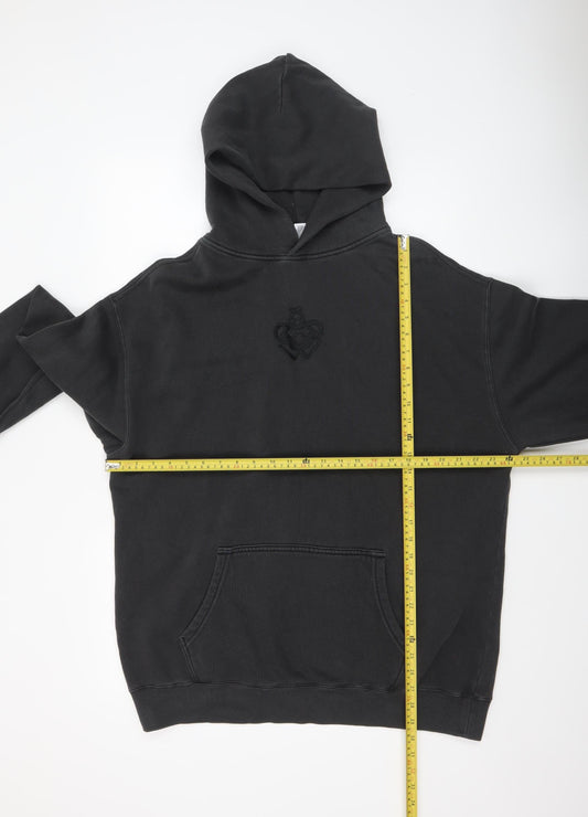 AS Colour Men Black XL Pullover Hoodie Graphic Print Fleece