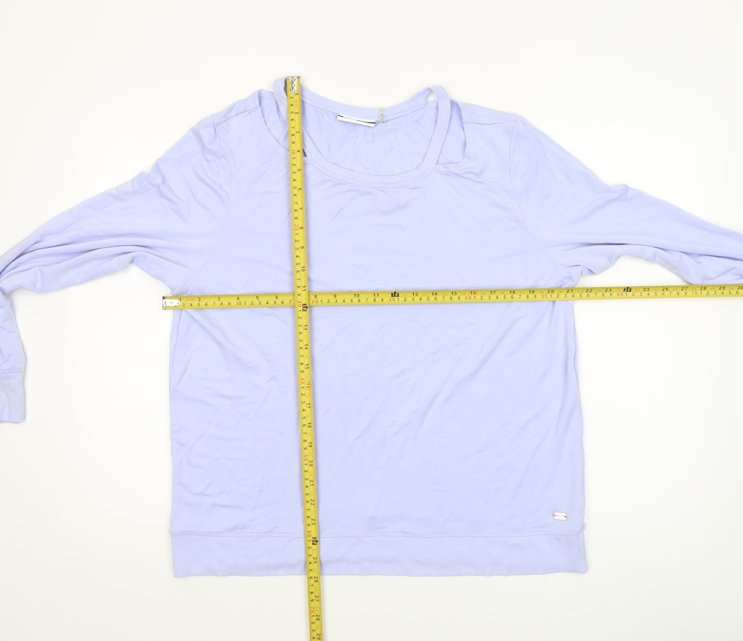 DKNY Sport Women's Lilac Pullover Sweatshirt XL Cotton Blend