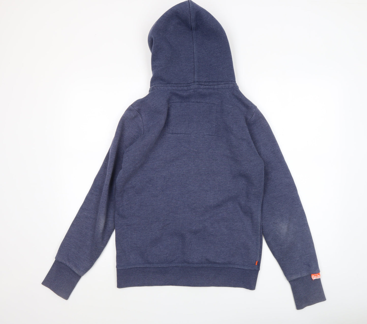 Superdry Orange Label Women's Blue Full Zip Hoodie Size M