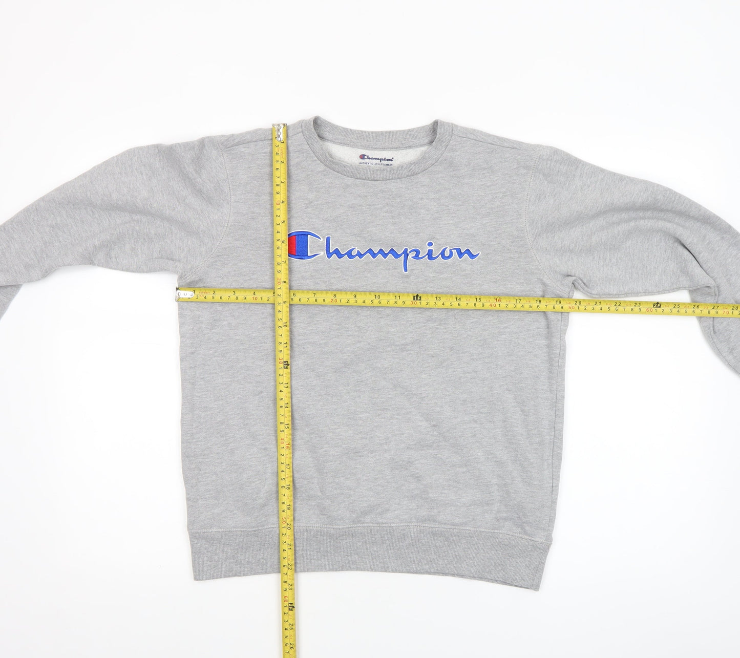 Champion Women’s Grey Crew Neck Pullover Sweatshirt Size L